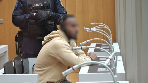 Der 29-Jährige im Gerichtssaal in Stammheim Foto: 7aktuell.de/Kevin Lermer