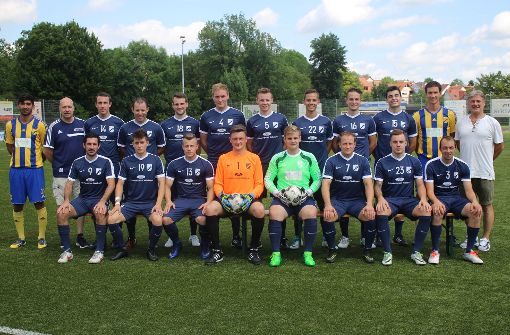 Das Team des TV Stetten vor dem Saisonstart in der Kreisliga A Foto: Privat