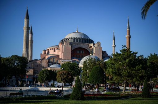 Die Hagia Sophia hat eine wechselvolle 1500 Jahre alte Geschichte. Foto: AFP/OZAN KOSE
