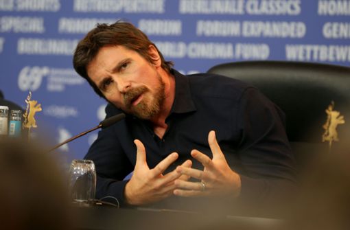 Mit seinem Auftritt brachte Christian Bale („Batman“) am Montag einigen Hollywood-Glanz auf die Berlinale. Foto: Getty