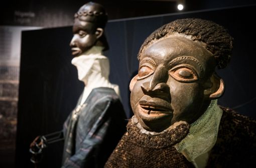 Masken aus Afrika – das Lindenmuseum in Stuttgart beschäftigt sich intensiv mit der kolonialen Vergangenheit. Foto: Lichtgut/Achim Zweygarth