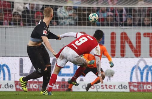 Mainz gewinnt zuhause 3:2 gegen den VfB Stuttgart. Impressionen vom Spiel gibt es in unserer Fotostrecke. Foto: Bongarts