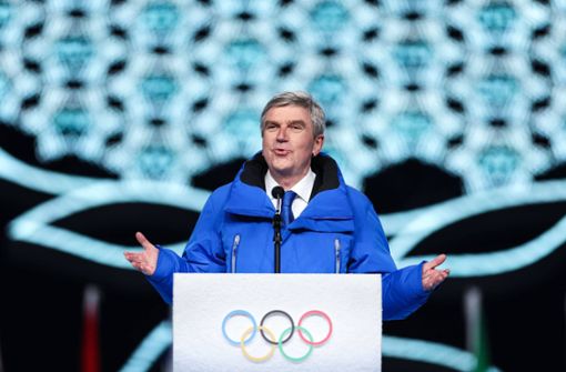 IOC-Chef Thomas Bach hält sich beim Thema Ukraine zurück. Foto: imago images/Xinhua/Cao Can