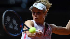 Laura Siegemund ist beim WTA-Turnier in Madrid in der zweiten Runde gescheitert (Archivbild). Foto: AFP/THOMAS KIENZLE