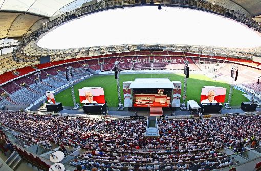 Die VfB-Versammlung findet nicht wie am 1. Juni im Stadion, sondern auf der Messe statt. Foto: Baumann