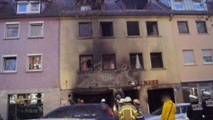 Das Feuer brach wohl in der Gaststätte aus. Foto: 7aktuell.de/F. Hessenauer