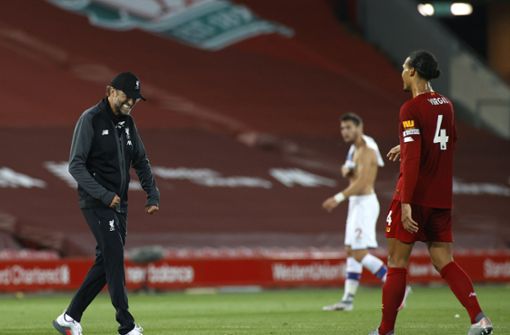 Der FC Liverpool feierte eine 4:0-Gala gegen Crystal Palace. Foto: AP/Phil Noble