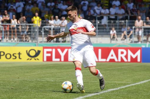 Leon Dajaku wird den VfB Stuttgart verlassen. Foto: Pressefoto Baumann