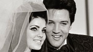 Priscilla und Elvis Presley am Tag ihrer Hochzeit am 1. Mai 1967 in Las Vegas. Foto: imago images