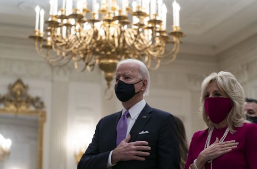 Joe Biden hat nicht nur die Einrichtung im Weißen Haus verändert. Foto: dpa/Alex Brandon