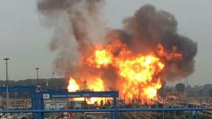 Bei der Explosion auf dem Werksgelände der BASF in Ludwigshafen sind vier Menschen ums Leben gekommen. Foto: dpa