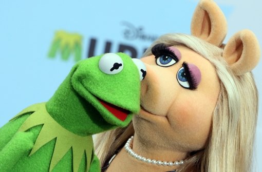 Als es noch Liebe war: Kermit und  Miss Piggy haben sich getrennt - nach 40 Jahren. Foto: dpa