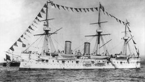 Die Dmitrij Donskoj lief 1893 vom Stapel und sank 1905. Foto: Wikipedia commons/navsource.narod.ru