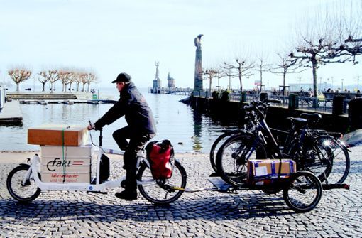 Lastenräder stehen in Konstanz hoch im Kurs – bei Kurier- und Paketdiensten, aber auch bei Privatpersonen. Foto: Treffpunkt Konstanz e. V.