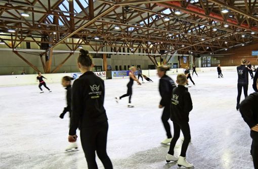 Eine Halle für sich haben die Vereinssportler in der Eiswelt so gut wie nie. Foto: Julia Bosch