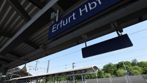 Der Vorfall ereignete sich am Erfurter Bahnhof. Foto: IMAGO/Klaus Martin Höfer/IMAGO/Klaus Martin Höfer