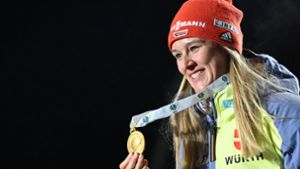 Biathlon-Olympiasiegerin  beendet ihre Karriere