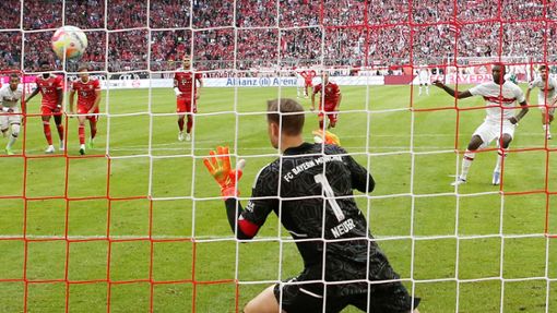 Im September 2022 hat Serhou Guirassy per Elfmeter gegen den FC Bayern getroffen. Foto: Pressefoto Baumann/Alexander Keppler
