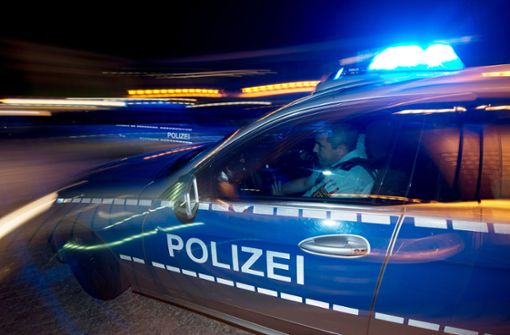 Polizei und Rettungsdienst rückten am Donnerstagabend zum Bahnhof in Böblingen aus Foto: dpa/Patrick Seeger