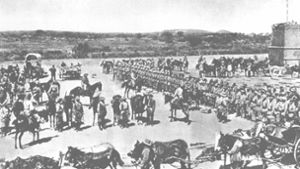 Deutsche Soldaten richteten in Namibia den ersten Völkermord des 20. Jahrhunderts an. (Archivbild) Foto: dpa/Friedrich Rohrmann