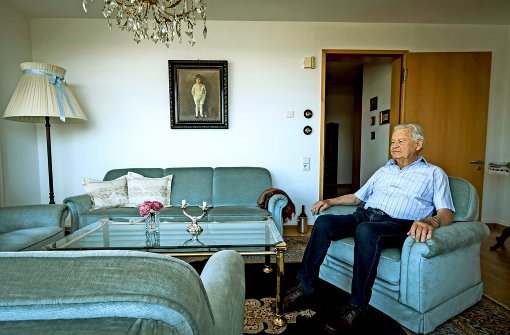 Frank Beutter, 89, hat vor zwei Jahren sein Haus verkauft und  mit seiner Frau eine  große Wohnung in dem Seniorenzentrum bezogen. Foto:Lichtgut/Zweygarth Foto:  