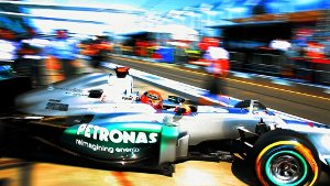 In der Formel 1 hinken Mercedes und Michael Schumacher der Spitze hinterher Foto: DPA
