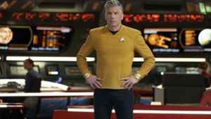 Anson Mount ist in „Star Trek – Strange New Worlds“ der Kommandant des Raumschiffs Enterprise. Foto: CBS/Marni Grossman