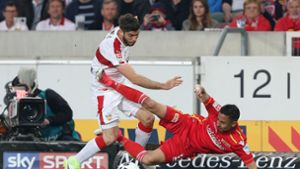 Der VfB Stuttgart und der 1. FC Union Berlin trafen in der Saison 2016/2017 in der zweiten Liga aufeinander. Foto: Pressefoto Baumann