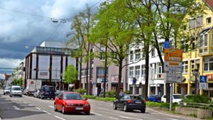 Die Hauptstraße in Vaihingen ist alles andere als eine Flaniermeile. Foto: Sandra Hintermayr