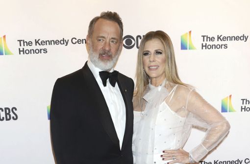 Tom Hanks kam in Begleitung  seiner Frau  Rita Wilson zu den Kennedy Center Honors. Foto: AP/Greg Allen