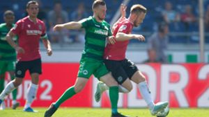 Hannover 96 ist gegen Fürth nicht über ein 1:1 hinausgekommen. Foto: dpa