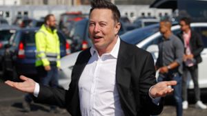 Elon Musk ist reichster Mann der Erde und will Tesla bis 2030 zum Weltmarktführer machen. Foto: AFP/Odd Andersen