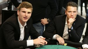 Stehen Timo Werner (links) und Daniel Ginczek auf dem Wunschzettel von Borussia Dortmund und Thomas Tuchel.  Foto: Pressefoto Baumann