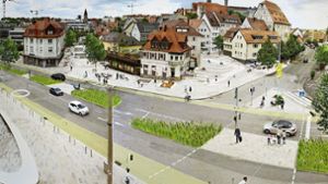 Wie aus einem Guss: der Elbenplatz, wie er 2021 aussehen wird. Foto: bauchplan