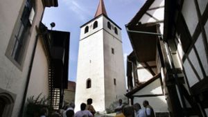 Das Gebäudeensemble der Wehrkirche in Weissach ist denkmalgeschützt (Archivfoto). Foto: factum
