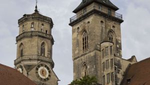 Bis Dienstag standen die Zeiger  auf 5 Uhr. Jetzt läuft die Uhr der Stiftskirche wieder. Foto: Lichtgut/Leif Piechowski