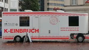 Beratung in Sachen Einbruchschutz: Der Info-Truck der Polizei kommt am Montag nach  Böblingen. Foto: Polizeipräsidium Ludwigsburg