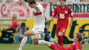 Daniel Schwaab beim Heimdebüt gegen Leverkusen Foto: Pressefoto Baumann