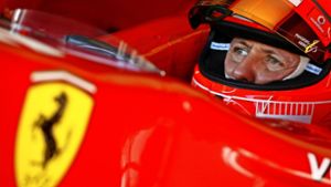 Ein Bild, das seine Fans immer in Erinnerung behalten werden: Michael Schumacher im Ferrari-Cockpit. Foto: AFP