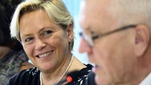 Susanne Eisenmann (CDU) tritt als Herausforderin von Winfried Kretschmann (Grüne) in der kommenden Landtagswahl an. Foto: dpa/Bernd Weissbrod