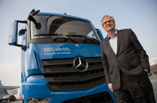 Daimler gliedert die von Martin Daum geführte Truck-Sparte aus. Foto: dpa/Marijan Murat