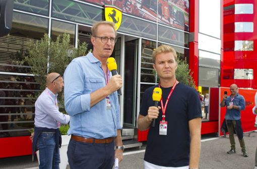 Florian König (links) ist das RTL-Gesicht der Formel 1. Foto: imago images/Mandoga Media