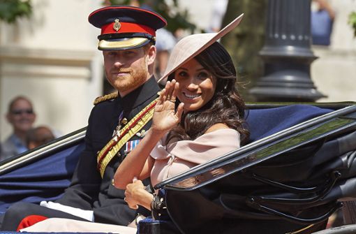Prinz Harry und Herzogin Meghan werden wir künftig vermutlich seltener sehen. Foto: AFP/NIKLAS HALLEN
