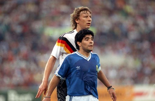 Stellte im WM-Finale 1990 Diego Maradona  völlig kalt: Guido Buchwald. Foto: picture-alliance / dpa/Frank Kleefeldt