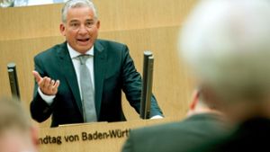 Baden-Württembergs Innenminister Thomas Strobl (CDU) steht wegen der Polizeireform in der Kritik Foto: dpa