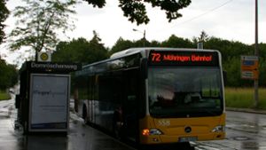 Die SSB verstärkt in den Hauptverkehrszeiten den Takt der Buslinie 72. Foto: Alexandra Kratz