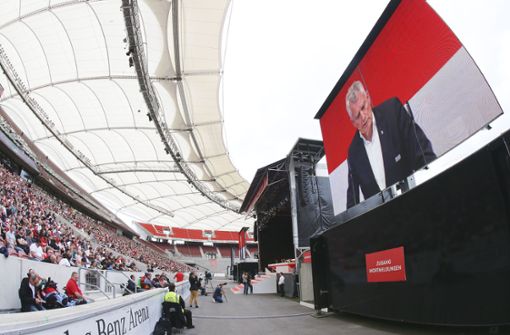 Im Sommer 2019 musste die Mitgliederversammlung des VfB Stuttgart wegen einer technischen Panne abgebrochen werden. Foto: Pressefoto Baumann