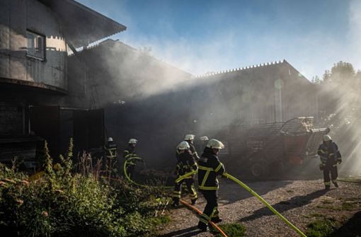 Die Feuerwehr wurde zum Brand eines Bauernhofs in Sindelfingen gerufen. Foto: 7aktuell.de