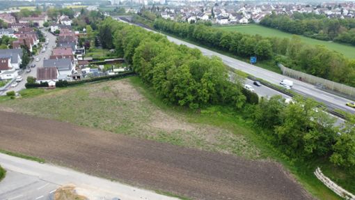 Das Katastrophenschutzzentrum soll im Jahr 2027 an der B 27 bei Asperg und Eglosheim unweit der Wohnbebauung entstehen. Foto: Werner Kuhnle