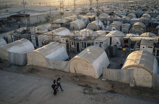Das Flüchtlingslager Dohuk im Nordirak. Foto: AP